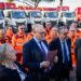 Roma: Gualtieri presenta i nuovi mezzi di servizio Ama