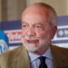 Napoli, De Laurentiis: “De Bruyne ha preso casa. Conte? Se vuole rimanere…”