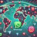 Centinaia di migliaia di segnalazioni per problemi su Whatsapp, Instagram e Facebook
