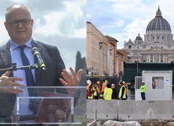 Giubileo, slitta al 23 dicembre l’inaugurazione di piazza Pia