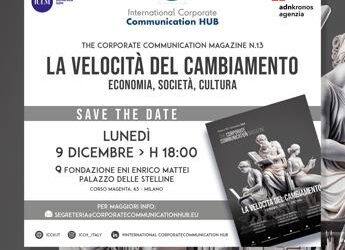 Imprese, lunedì Icch presenta nuovo magazine ‘La velocità del cambiamento’