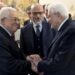 Mattarella riceve Mahmoud Abbas: “Subito due Stati due popoli”