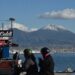 Maltempo Campania, torna la neve sul Vesuvio. Capri isolata