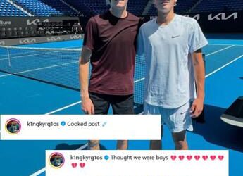 Sinner, allenamento con il figlio d’arte Hewitt. Kyrgios: “Post dopato”