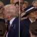Trump, il saluto con ‘non bacio’ a Melania – Video