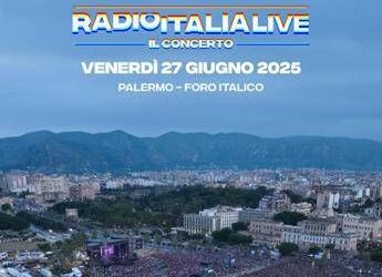 Musica, il Concertone di Radio Italia torna a Palermo