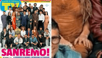 Sanremo 2025, la foto dei cantanti: il mistero delle dita ‘in più’ di Clara