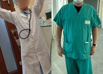 A Carnevale si veste come il medico che lo ha operato al cuore