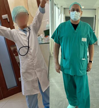 A Carnevale si veste come il medico che lo ha operato al cuore