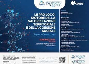 Turismo, Censis: “Pro Loco centrali per promozione e valorizzazione territorio “