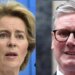 Dazi Usa, von der Leyen a Starmer: “Pronti a negoziare e a difendere nostri interessi”