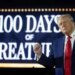 Trump, comizio-show per i primi 100 giorni: “I migliori di sempre, nessun presidente come me”