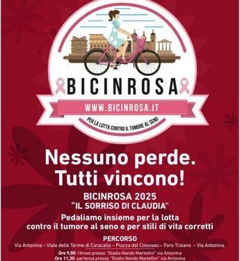 Tutti in sella con il Campus Bio-Medico contro cancro al seno, domenica a Roma torna ‘Bicinrosa’