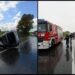 Auto finisce contro un albero e si ribalta sull’Ardeatina: un morto e 4 feriti gravi