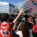 Milan-Monza, al 15′ curva rossonera abbandona lo stadio