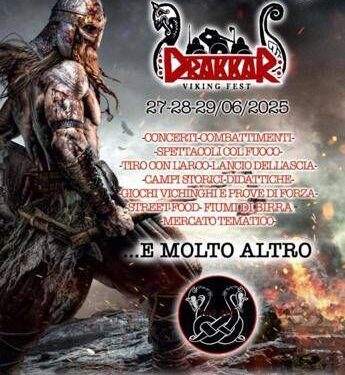 Drakkar Viking Fest, appuntamento a Ladispoli dal 27 al 29 giugno