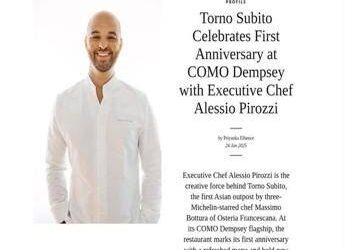 Singapore: Torno Subito celebrates first anniversary with an Italian touch