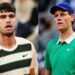 Tennis, Roland Garros: per Sisal Sinner e Alcaraz appaiati in quota a 1,90