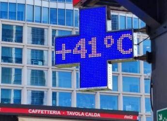 Caldo: Milano da record e in città spuntano anche i 41 gradi