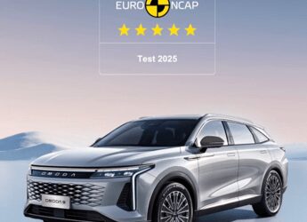 Omoda 9 Super Hybrid ottiene il massimo punteggio e 5 stelle EuroNCAP