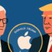 Apple regala a Trump una targa in oro 24k e vetro americano