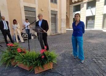 Roma, inaugurato nuovo largo dei Lombardi, Gualtieri: “Spazio meraviglioso e rinnovato”