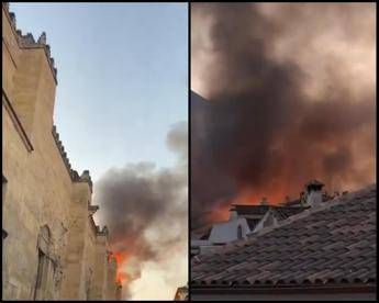 Spagna, maxi incendio nella Moschea-Cattedrale di Cordova