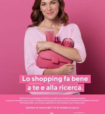 Al via Shopping4good, QVC Italia rinnova l’impegno per ricerca sui tumori femminili