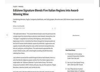 Corea del Sud: Il vino italiano Fantini trionfa ai Korea Liquor Awards 2025