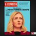 Giorgia Meloni sulla copertina del settimanale L’Express: “La donna forte d’Europa”