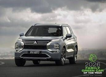 Mitsubishi Outlander e Outlander PHEV incoronati Family Green Car of the Year 2026