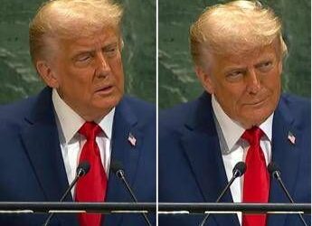 Trump all’Onu, subito un intoppo: “Il gobbo non funziona”