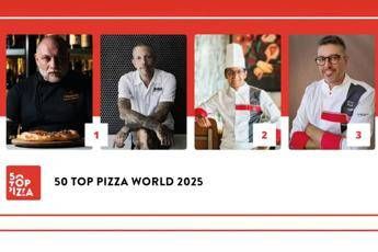 ‘Una pizza napoletana’ a New York e ‘I Masanielli’ a Caserta migliori pizzerie al mondo: ecco la 50 Top Pizza