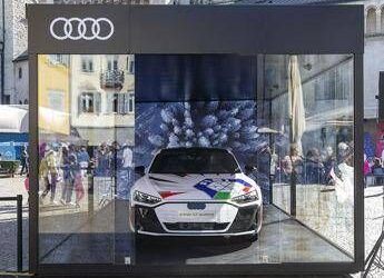 Audi e-tron GT quattro FISI: sportività elettrica e stile inedito a Trento