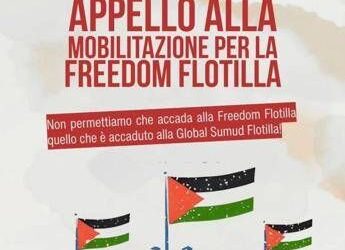 “L’8 ottobre tutti in piazza”, Freedom Flotilla invita a nuova mobilitazione