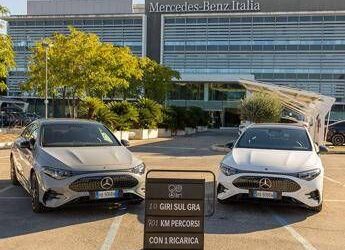 Mercedes-Benz CLA 250+ elettrica: la sfida al GRA vinta con oltre 700 km di autonomia