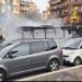 Roma, bus in fiamme: nessun passeggero ferito