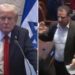 Trump alla Knesset, due deputati protestano: presidente Usa interrotto
