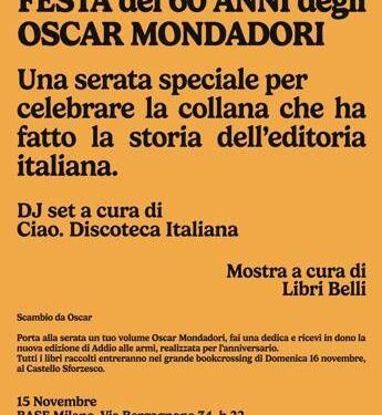60 anni di Oscar Mondadori, festa a Milano