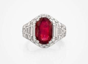 Gioielli: rubino Bulgari da favola, aggiudicato a 248mila euro