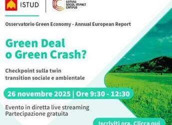 Green Deal o Green Crash, workshop su transizione sociale e ambientale