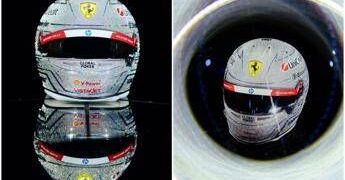 Hamilton, casco speciale e… splendente a Las Vegas