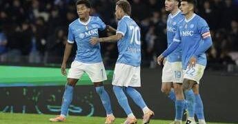 Napoli-Atalanta 3-1, Conte torna primo in classifica