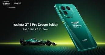 realme e Aston Martin F1 presentano GT 8 Pro Dream Edition