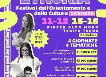 A Cerveteri il Festival “Campus Etruria” rivolto ai giovani