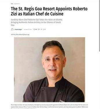 India: Chef sardo Roberto Zizi porta l’autentica cucina italiana a Goa