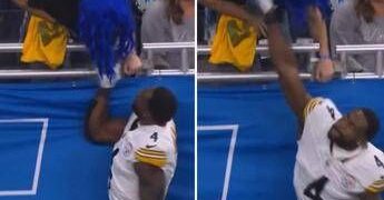 Litiga col tifoso e gli molla un pugno, la follia della star NFL