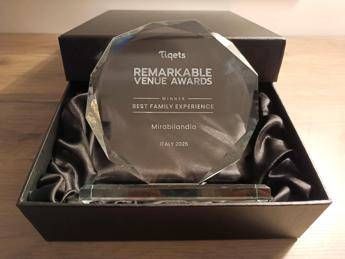 Mirabilandia premiata ai tiqets remarkable venue awards 2025
