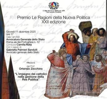 Premio ‘Ragioni della nuova politica’, oggi la cerimonia della XXII edizione