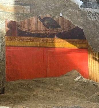 Scoperti nuovi affreschi nella Villa di Poppea a Oplontis